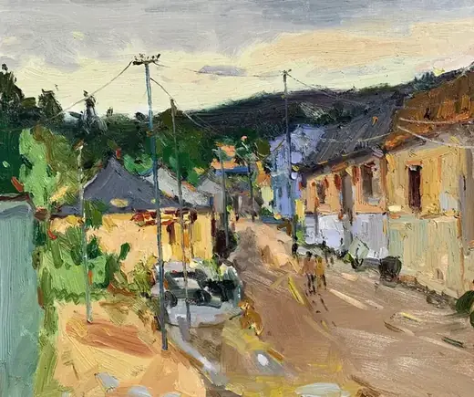 《傍晚》 50×60cm · 布面油画 · 2019