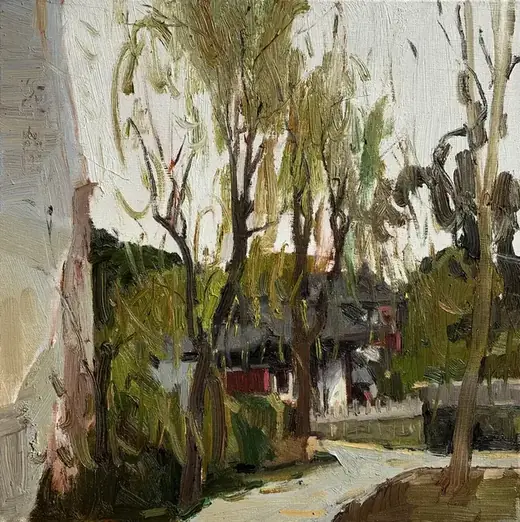 《初秋》 50×50cm · 布面油画 · 2019