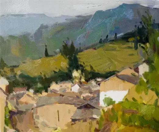 《江南秘境》 50×60cm · 布面油画 · 2020